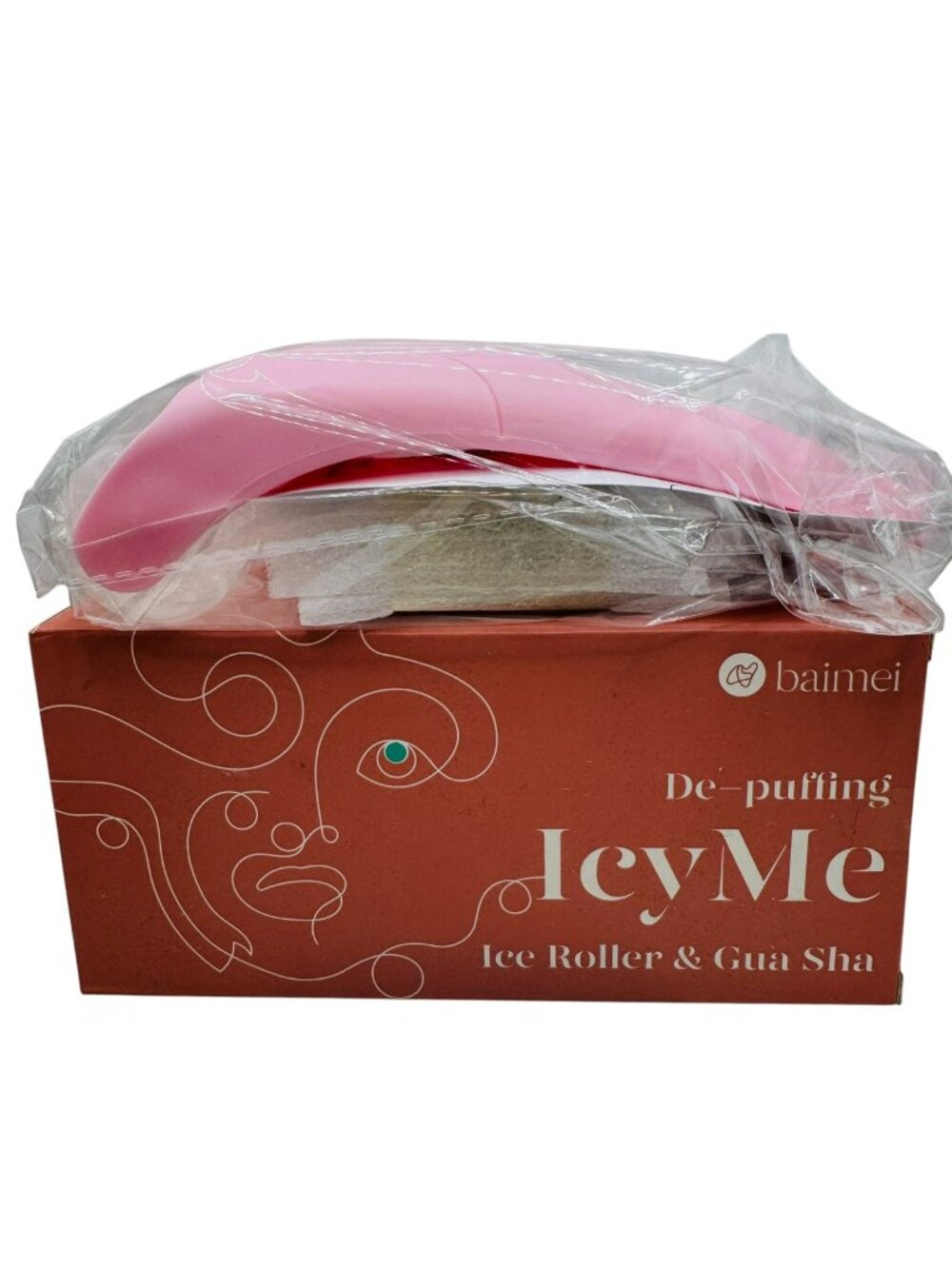 Baimei IcyMe Ice Roller & Gua Sha Facial Set